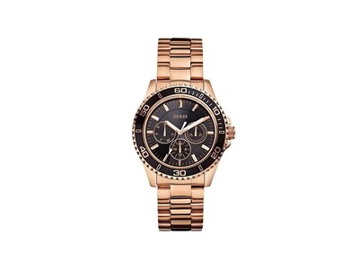 Foto 3 | Foto 3 | Reloj Guess Unisex Classic W0231l7 Caja Redonda 40mm Diámetro Acero Inoxidable Cierre Desplegable Movimiento Cuarzo Dial Negro