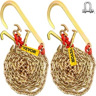 Foto 1 | Foto 1 | Gancho Vevor J Para Cadena De Remolque, 5/16 Pulgadas X 10 Pies, Acero Aleado G80, 9260 Libras - Venta Internacional.
