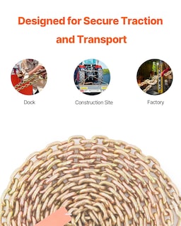 Foto 6 | Foto 6 | Transport Binder Chain Vevor Límite De Carga De Trabajo De 4900 Libras - Venta Internacional.