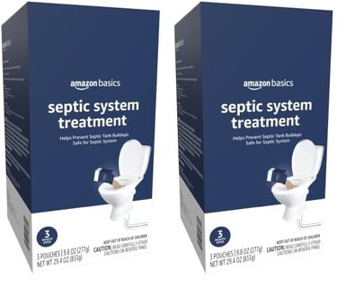 Foto 1 | Foto 1 | Tratamiento Séptico Amazon Basics, Suministro Para 3 Meses, 29,4 Onzas X 2 - Venta Internacional.