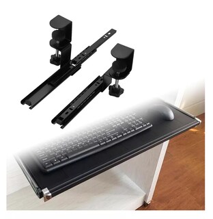 Foto 2 | Foto 2 | Kit De Rieles Para Bandeja De Teclado Deslizante Extraíble Negro