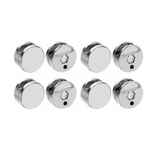 Foto 2 | Foto 2 | Soportes De Espejo Para Vidrio Espejo Ajuste Fijo De 4-7mm 8 Pzs, Belug Plata