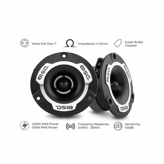 Foto 2 | Foto 2 | Bocinas Ds18 Pro-twx1 Super Tweeter color Plata