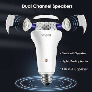 Foto 2 | Foto 2 | Bombilla de Altavoz Inteligente Sengled Solo Jbl 45 W E26 - Venta Internacional