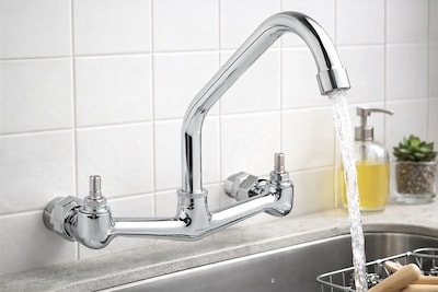 Foto 4 | Foto 4 | Llave Mezcladora Cocina 8pul A Pared Sin Manerales Urrea 248