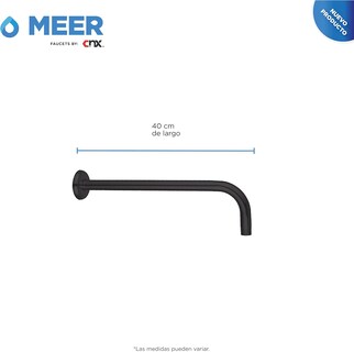 Foto 6 | Foto 6 | Regadera Cuadrada Cnx color Negro Mate de 8''