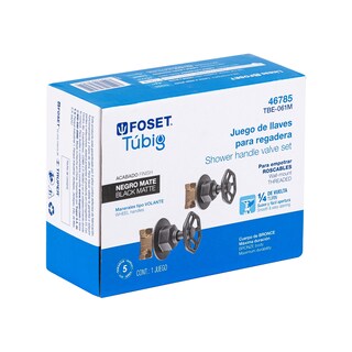 Foto 3 | Foto 3 | Manerales para Regadera Foset TBE-061M color Negro