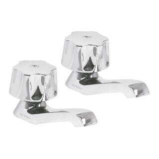 Foto 1 | Foto 1 | Juego 2 Llaves Individuales Foset para Lavabo Manerales Metálicos