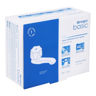 Foto 1 | Foto 1 | Llave Individual Foset Basic para Lavabo Maneral Metálico