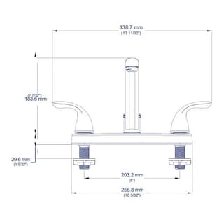 Foto 2 | Foto 2 | Llave Mezcladora para Fregadero 8'' Coflex Gf-d201