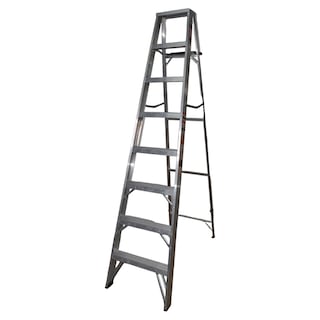 Foto 1 | Foto 1 | Escalera De Tijera Akron 77-25 | De Aluminio | Altura 2.31m | 7 Peldaños | Uso Profesional (tipo Ii) Con Porta Cubeta De Plástic