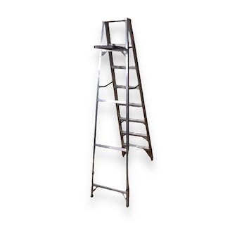 Foto 2 | Foto 2 | Escalera De Tijera Akron 77-25 | De Aluminio | Altura 2.31m | 7 Peldaños | Uso Profesional (tipo Ii) Con Porta Cubeta De Plástic