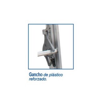 Foto 3 | Foto 3 | Escalera Extension 20 Escalones Aluminio Gris Surtek