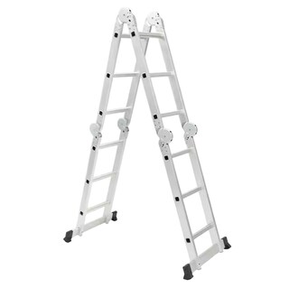 Foto 1 | Foto 1 | Escalera Multiposiciones Bluelander Con 12 Peldaños Y Capacidad De Soporte 150 Kg