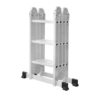 Foto 2 | Foto 2 | Escalera Multiposiciones Bluelander Con 12 Peldaños Y Capacidad De Soporte 150 Kg