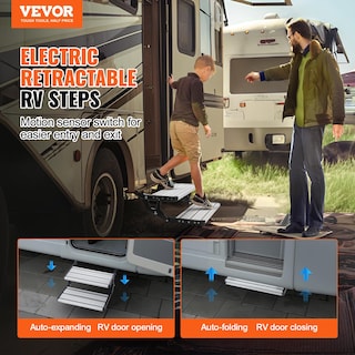 Foto 2 | Foto 2 | Rv Steps Vevor, Eléctrico Retráctil De 2 Pasos, Carga De 200 Kg - Venta Internacional.