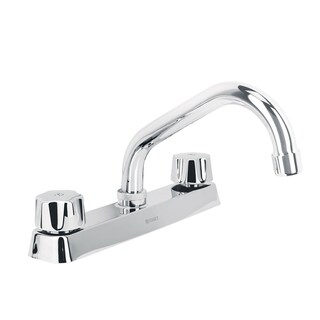 Foto 1 | Foto 1 | Mezcladora Corta 8' P/Fregadero Manerales Hex Car Compresión Foset color Gris