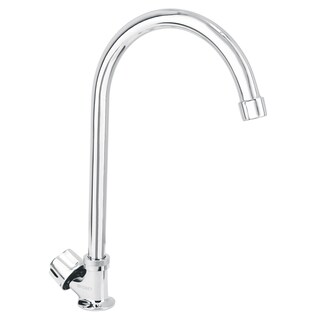 Foto 1 | Foto 1 | Llave Individual para Fregadero Cuello Curvo Foset Basic color Gris