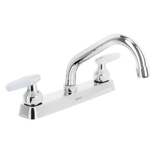 Foto 1 | Foto 1 | Mezcladora 8' P/Fregadero Cuello Corto Manerales Cono Foset color Gris