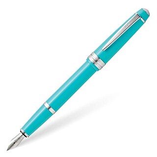 Foto 1 | Foto 1 | Pluma Estilográfica Cross Bailey De Resina Pulida Ligera, Color Verde Azulado - Venta Internacional.