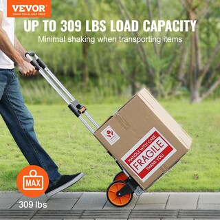 Foto 2 | Foto 2 | Carrito De Mano Plegable Vevor De Aluminio Con Capacidad Para 140 Kg - Venta Internacional.