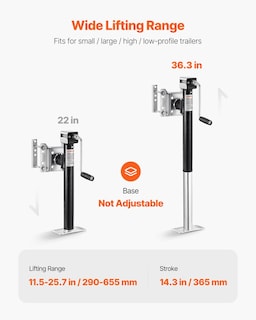 Foto 5 | Foto 5 | Remolque Jack Vevor, Carga Dinámica De 2268 Kg Con Capacidad De Elevación De 14,3 Cm - Venta Internacional.