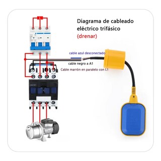Foto 4 | Foto 4 | Flotador De Dos Funciones AS-0.5M De 15 A 0.5m De Cable