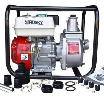 Foto 1 | Foto 1 | Motobomba Autocebante Husky RLB2265M Portátil 4 Tiempos 6.5 Hp 2 X 2