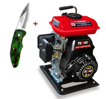 Foto 1 | Foto 1 | Motobomba Autocebante Gasolina 4 Tiempos 2.5 Hp Nitro Rudo