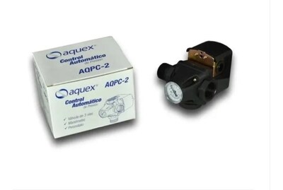 Foto 1 | Foto 1 | Válvula Aquex AQPC2 color Negro con Presostato y Manómetro 3 Vías