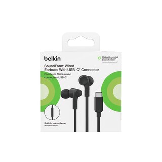 Foto 5 | Foto 5 | Audífonos Alámbricos Tipo C Soundform Negro Belkin