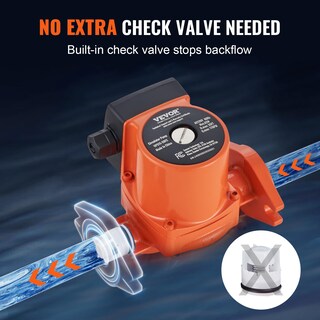 Foto 3 | Foto 3 | Bomba Circuladora Vevor Ups15-58fc 17 Gpm Para Calefacción Por Suelo Radiante - Venta Internacional.