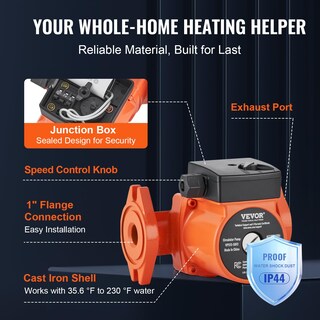 Foto 6 | Foto 6 | Bomba Circuladora Vevor Ups15-58fc 17 Gpm Para Calefacción Por Suelo Radiante - Venta Internacional.