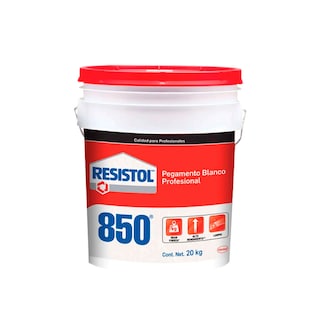 Foto 6 | Foto 6 | Pegamento Blanco Resistol 20 Kg (44.09 Lb) Multiusos (850 Profesional)