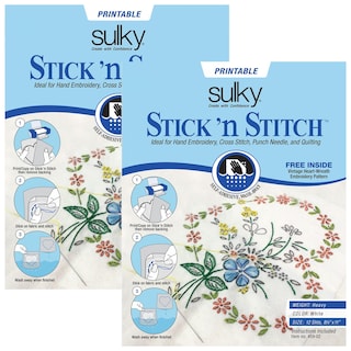 Foto 1 | Foto 1 | Paquete De 2 Paquetes De Estabilizador Autoadhesivo Para Lavar Stick N Stitch - Venta Internacional.