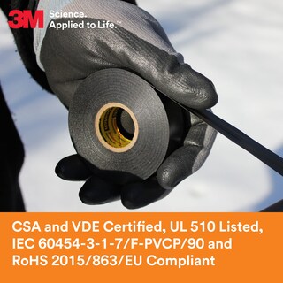 Foto 5 | Foto 5 | Cinta Aislante 3m Scotch Super 33+, 19 Mm X 23 M, Negra, Paquete De 10 - Venta Internacional.