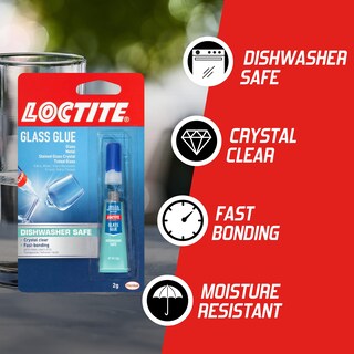 Foto 2 | Foto 2 | Pegamento Para Vidrio Glue Loctite Apto Para Lavavajillas Botella De 2 G Paquete De 3 - Venta Internacional.