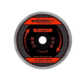 Foto 1 | Foto 1 | Gladiador Disco Diamantado Continuo 4 1/2 Rpm 13300 Dc8115/1