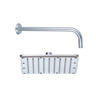 Foto 1 | Foto 1 | Regadera cuadrada de 8'' Cnx Incluye Cuello de Acero Inoxidable