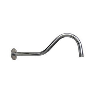 Foto 1 | Foto 1 | Brazo Regadera Fierro Rugo Largo 39 cm x 13mm Chapetón de Acero Inoxidable