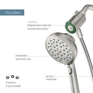 Foto 5 | Foto 5 | Ducha De Mano Moen Verso Con Acoplamiento Magnético En Níquel Cepillado - Venta Internacional.