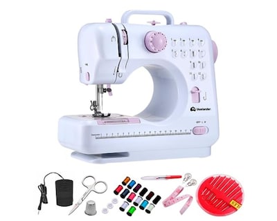 Foto 1 | Foto 1 | Máquina de Coser Bluelander Eléctrica Mini con 12 Puntadas y Luz Led