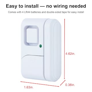 Foto 2 | Foto 2 | Alarma Para Ventanas Y Puertas Ge Personal Security, Paquete De 1 Unidad, Color Blanco - Venta Internacional.