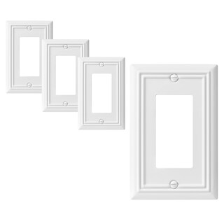 Foto 1 | Foto 1 | Platos De Pared Dewenwils Decorator De Metal Blanco, Paquete De 4 - Venta Internacional.