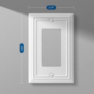Foto 6 | Foto 6 | Platos De Pared Dewenwils Decorator De Metal Blanco, Paquete De 4 - Venta Internacional.