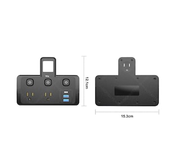 Foto 2 | Foto 2 | Multicontactos Usb Belug Interruptor Independiente Y Luz Nocturna Negro