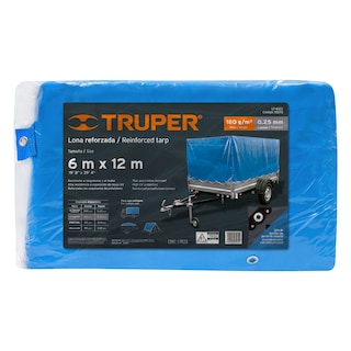 Foto 1 | Foto 1 | Lona Reforzada de 6 X 12 M Truper color Azul