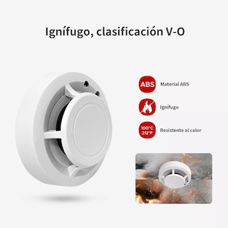 Foto 3 | Foto 3 | Kit Detector De Humo  Alarma con Sonido 4pcs Eo Safe Imports Esi-10075 Blanco