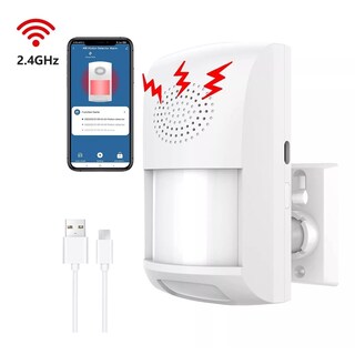 Foto 2 | Foto 2 | Sensor Movimiento Alarma De Seguridad Inalámbrica Wifi Eo Safe Imports Esi-11735 Blanco