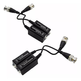 Foto 3 | Foto 3 | Balun HD para CCTV y 5 Par Conectores Corriente Eo Safe Imports ESI-17031 Negro 5 Pares